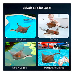 Juguete A Control Remoto Mantarraya Acuatico Recargable 35Cm