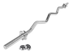 Barra Preolimpica Z 6.5 kg 120 cm Cromada Fitness