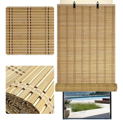 Cortina De Bambú Persiana Roller Enrollable 60x150cm