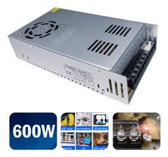 Fuente Poder 12v 50a 600w Transformador 220v Camaras Cinta