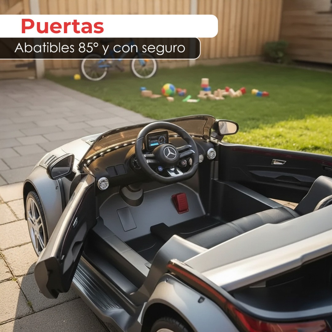 Auto Electrico Montable Niños Mercedes Amg Gt Batería Alta Duración