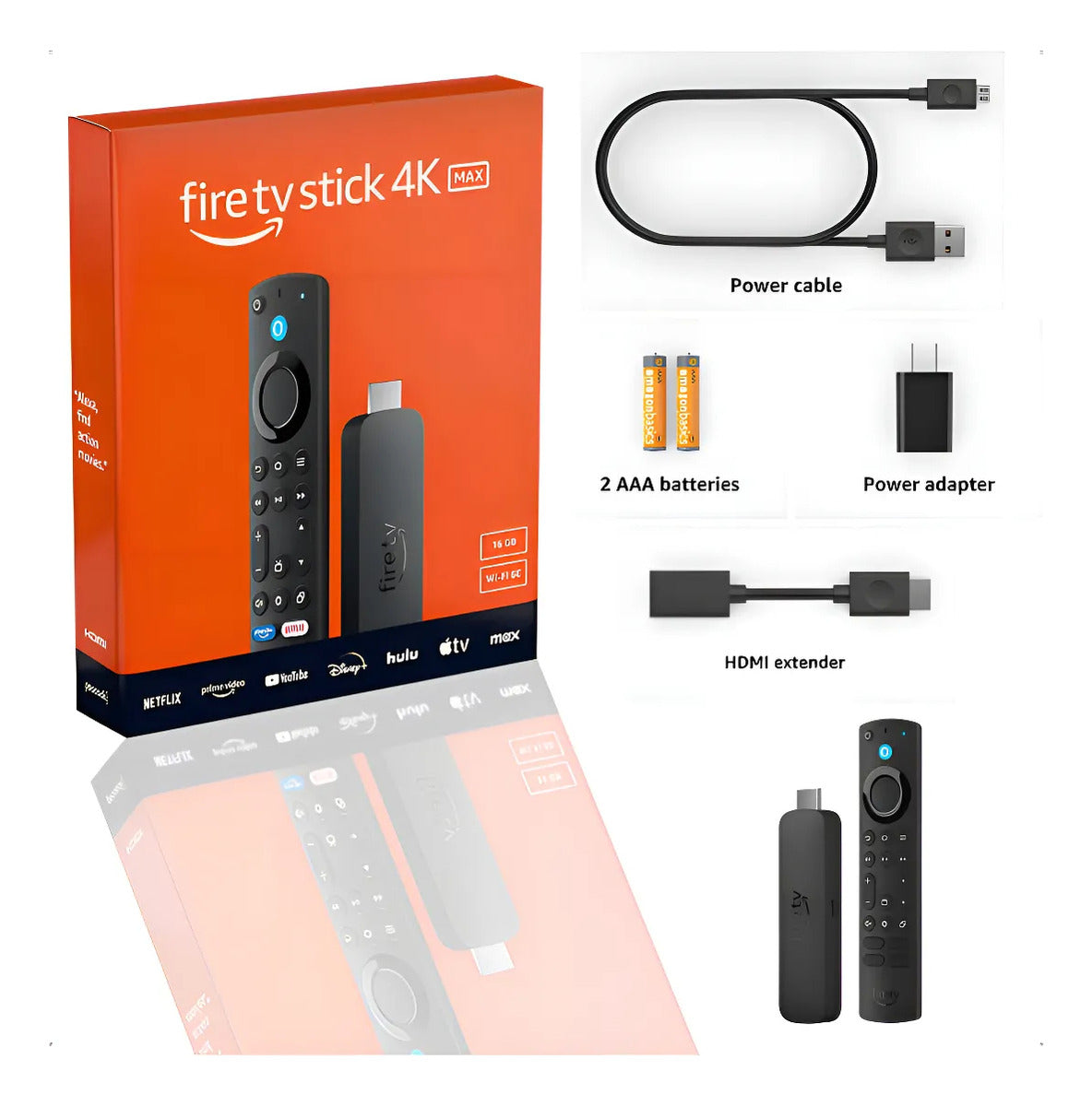 Amazon Fire Tv Stick 4k Max Ultra Hd 4k Con Dolby Wifi 6 Smart Home Alexa Procesador Mediatek Quad-core Voice Assistant