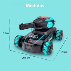 Auto Lanza Hidrogel Tanque Recargable Control Remoto Muñeca