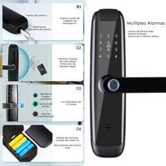 Cerraduras Digital Inteligente Wifi Huella Codigo Con Control