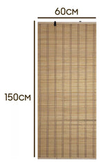 Cortina De Bambú Persiana Roller Enrollable 60x150cm