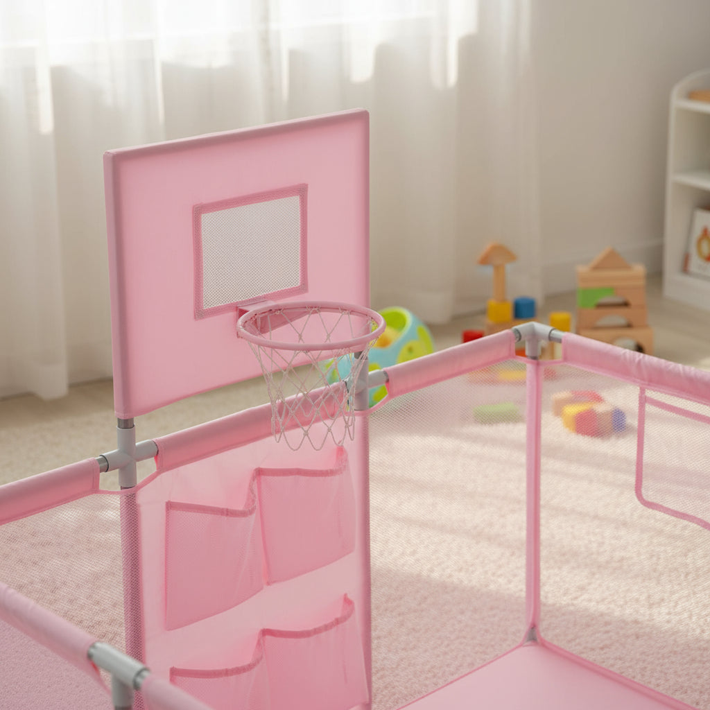 Corral bebe Infantil Nubo 3 en 1 Juegos Malla Tela Oxford 180x120cm