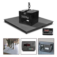 Balanza Plataforma Digital Industrial 3 Toneladas 1.2mx1.2m