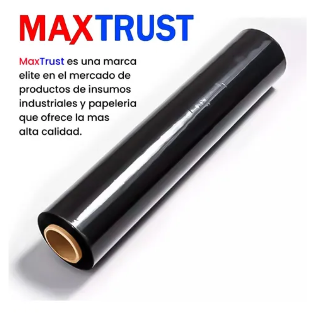 Alusa Film Negro Rollo Para Embalaje 250m 20 Micrones