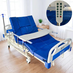 Cama De Hospital Electrica Pro 260kg Con Funcion De Inodoro y 10 Posiciones